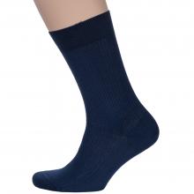Мужские носки из 100% хлопка RuSocks (Орудьевский трикотаж) ТЕМНО-СИНИЕ