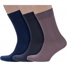 Комплект из 3 пар мужских носков Носкофф (АЛСУ) микс 18