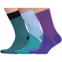 Комплект из 3 пар мужских носков  Нева-Сокс  микс 5