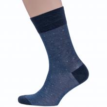 Мужские носки из 100% мерсеризованного хлопка Sergio Di Calze (PINGONS) ДЖИНСОВЫЕ