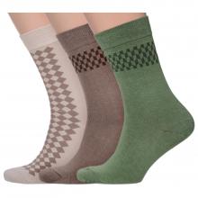 Комплект из 3 пар мужских носков Comfort (Palama) микс 10