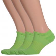 Комплект из 3 пар мужских носков с махровым мыском и пяткой Comfort (Palama) САЛАТОВЫЕ