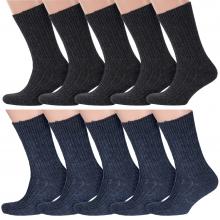 Комплект из 10 пар мужских теплых носков RuSocks (Орудьевский трикотаж) микс 3