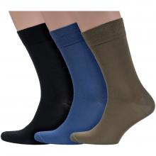 Комплект из 3 пар мужских носков Sergio Di Calze (PINGONS) из мерсеризованного хлопка микс 9