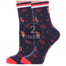 Комплект из 2 пар женских носков  Красная ветка  СИНИЕ