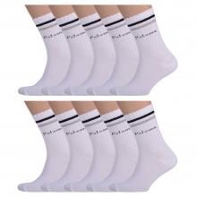 Комплект из 10 пар мужских носков Palama БЕЛЫЕ