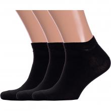 Комплект из 3 пар мужских носков GRAND LINE ЧЕРНЫЕ