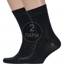 Комплект из 2 пар мужских носков  Борисоглебский трикотаж  ЧЕРНЫЕ
