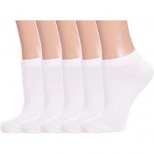 Комплект из 5 пар женских носков Hobby Line БЕЛЫЕ