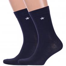 Комплект из 2 пар мужских носков Hobby Line ТЕМНО-СИНИЕ
