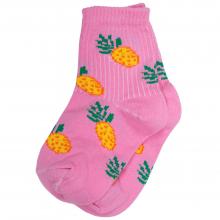 Детские носки Альтаир РОЗОВЫЕ с желтыми ананасами