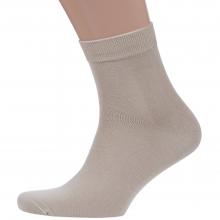 Мужские укороченные носки из 100% хлопка Grinston socks (PINGONS) БЕЖЕВЫЕ