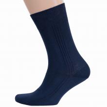 Мужские носки из 100% хлопка RuSocks (Орудьевский трикотаж) рис. 03, ТЕМНО-СИНИЕ