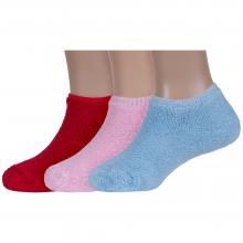 Комплект из 3 пар детских махровых носков ХОХ микс 10