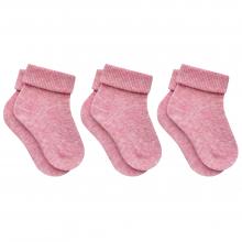 Комплект из 3 пар детских носков RuSocks (Орудьевский трикотаж) РОЗОВЫЕ (Д)