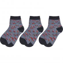 Комплект из 3 пар детских носков  Красная ветка  С-573 СЕРЫЕ