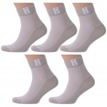 Комплект из 5 пар мужских носков RuSocks (Орудьевский трикотаж) ТЕМНО-БЕЖЕВЫЕ