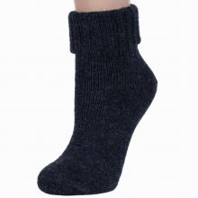 Женские шерстяные носки RuSocks (Орудьевский трикотаж) ЧЕРНЫЕ