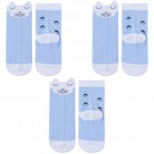 Комплект из 3 пар детских носков PARA socks N1D46, ГОЛУБЫЕ