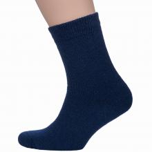 Мужские махровые носки Hobby Line ТЕМНО-СИНИЕ