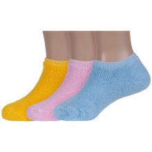 Комплект из 3 пар детских махровых носков ХОХ микс 2