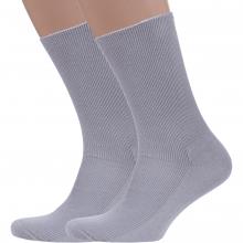 Комплект из 2 пар мужских медицинских носков Dr. Feet (PINGONS) СВЕТЛО-СЕРЫЕ