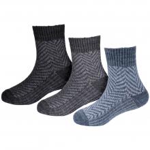 Комплект из 3 пар детских теплых носков RuSocks (Орудьевский трикотаж) микс 12