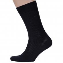 Мужские носки из 100% хлопка RuSocks (Орудьевский трикотаж) ЧЕРНЫЕ
