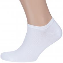 Мужские ультракороткие носки RuSocks (Орудьевский трикотаж) БЕЛЫЕ