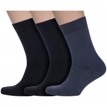 Комплект из 3 пар мужских махровых носков Брестские (БЧК) микс 1