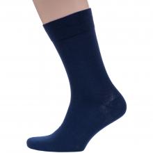 Мужские носки из 100% хлопка Grinston socks (PINGONS) ТЕМНО-СИНИЕ