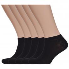Комплект из 5 пар мужских коротких носков ХОХ ЧЕРНЫЕ