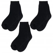 Комплект из 3 пар детских махровых носков Красная ветка ЧЕРНЫЕ
