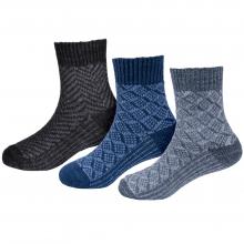 Комплект из 3 пар детских теплых носков RuSocks (Орудьевский трикотаж) микс 11