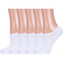 Комплект из 5 пар женских ультракоротких носков Hobby Line ГОЛУБЫЕ