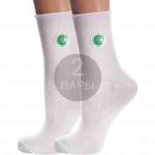 Комплект из 2 пар женских носков с ослабленной резинкой PARA socks БЕЛЫЕ