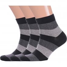 Комплект из 3 пар мужских носков «Красная ветка» ЧЕРНЫЕ
