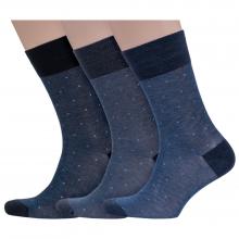 Комплект из 3 пар мужских носков Sergio Di Calze (PINGONS) из 100% мерсеризованного хлопка микс 1