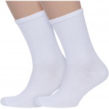 Комплект из 2 пар мужских носков PARA socks БЕЛЫЕ