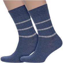 Комплект из 2 пар мужских носков PARA socks M2D16, ДЖИНС МЕЛАНЖ