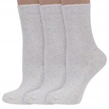 Комплект из 3 пар женских медицинских носков Dr. Feet (PINGONS) БЕЖЕВЫЕ