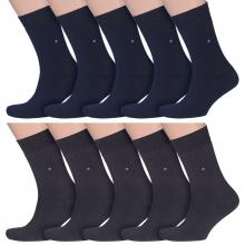 Комплект из 10 пар мужских махровых носков RuSocks (Орудьевский трикотаж) микс 3
