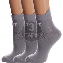 Комплект из 3 пар спортивных носков PARA socks СЕРЫЕ