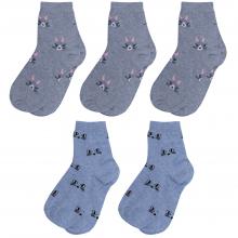 Комплект из 5 пар детских носков RuSocks (Орудьевский трикотаж) микс 7