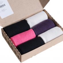 Набор из 6 пар женских теплых носков (ТМ Grinston socks) микс