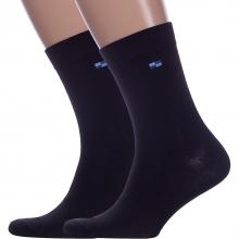 Комплект из 2 пар мужских носков Hobby Line ЧЕРНЫЕ
