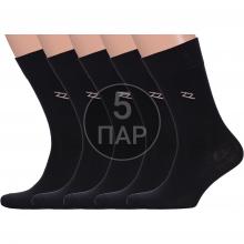 Комплект из 5 пар мужских носков PARA socks ЧЕРНЫЕ