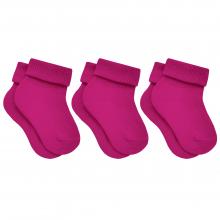Комплект из 3 пар детских носков RuSocks (Орудьевский трикотаж) МАЛИНОВЫЕ (Д)