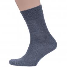 Мужские бамбуковые носки Grinston socks (PINGONS) СЕРЫЕ