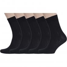 Комплект из 5 пар мужских носков RuSocks (Орудьевский трикотаж) рис. 01, ЧЕРНЫЕ